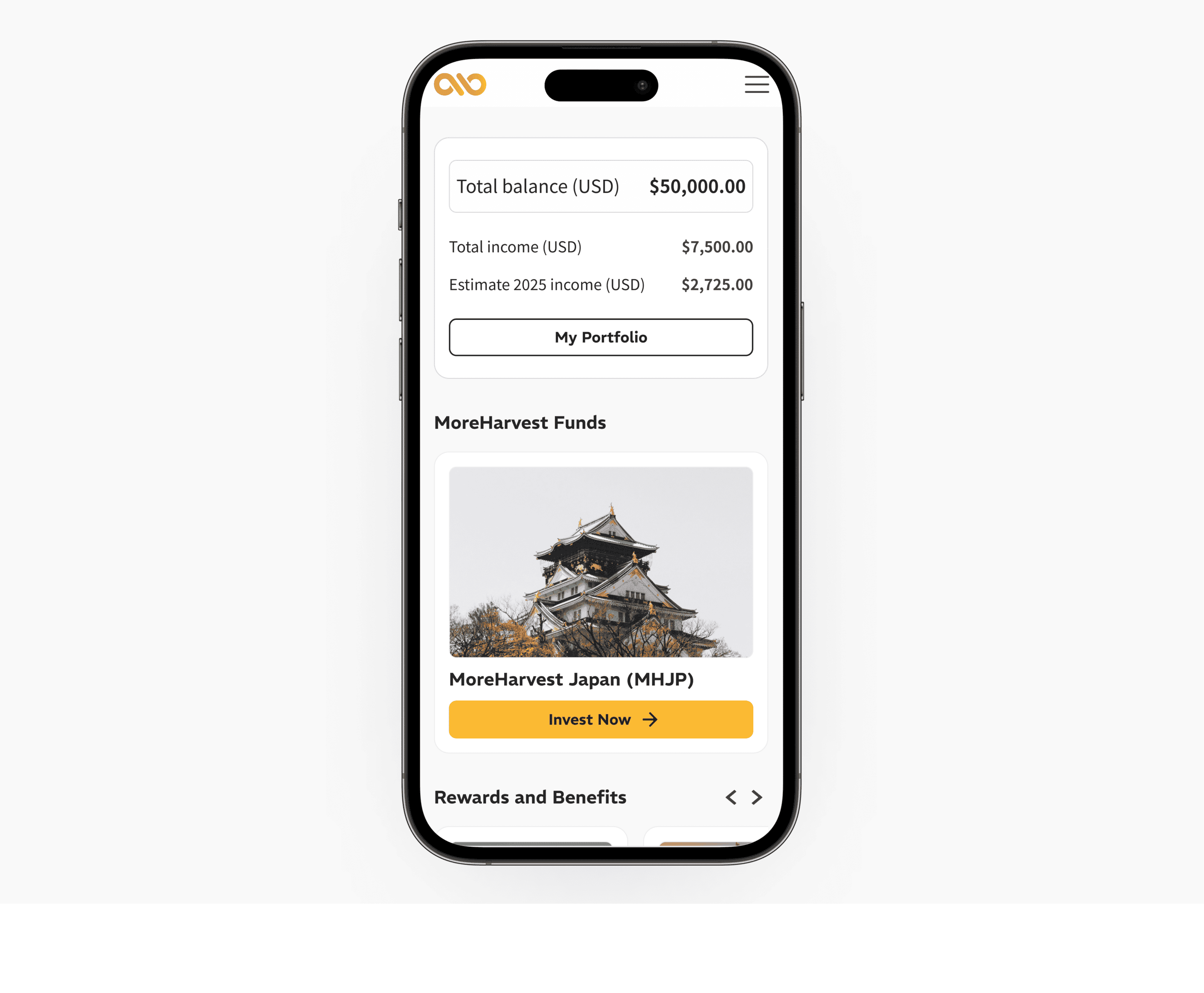 MoreHarvest Open Fund App